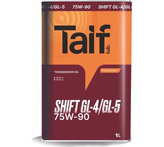Изображение товара Автомобильное масло TAIF SHIFT GL-4/GL-5 75W-90, 1 л 214041