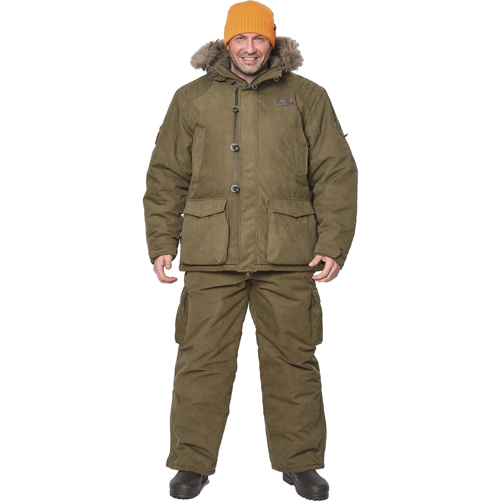 Изображение товара Костюм для охоты PRIDE Хант зимний хаки 48-50 утепленный