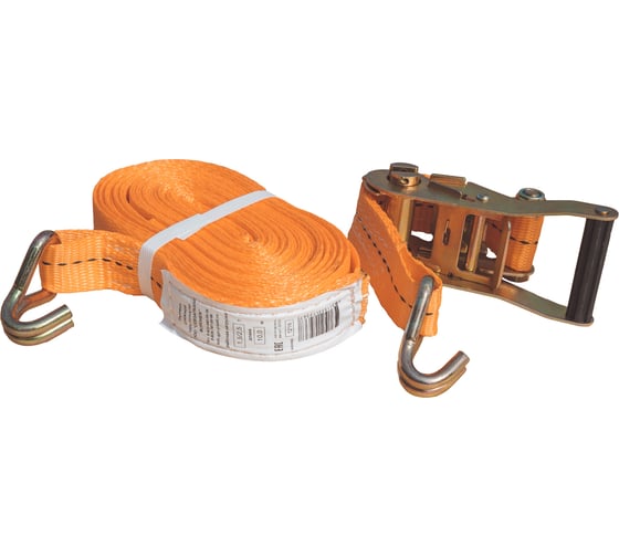 Изображение товара Ремни с натяжным устройством с крюками на каждом конце СЕВЗАПКАНАТ 2,5тн/10м 4631152172367