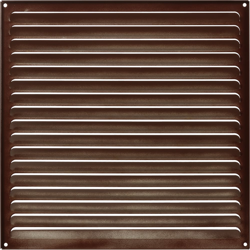 Изображение товара Решетка металлическая усиленная 450x450 мм коричневая, с покрытием полимерной эмалью