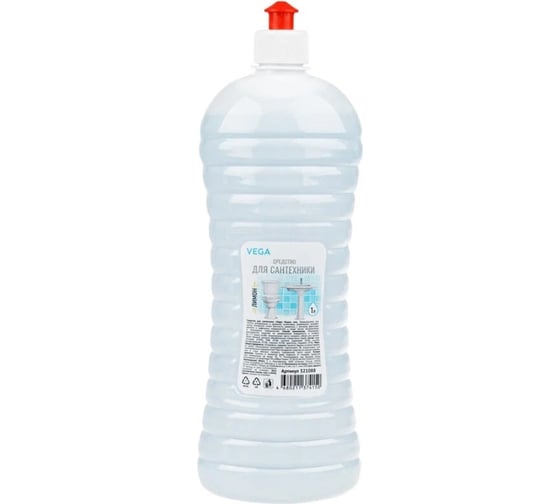 Изображение товара Чистящее средство для сантехники Vega Лимон, гель, пуш-пул, 1 л 321088
