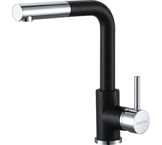 Изображение товара Смеситель для кухни Paulmark Kassel черный Ka214311-308