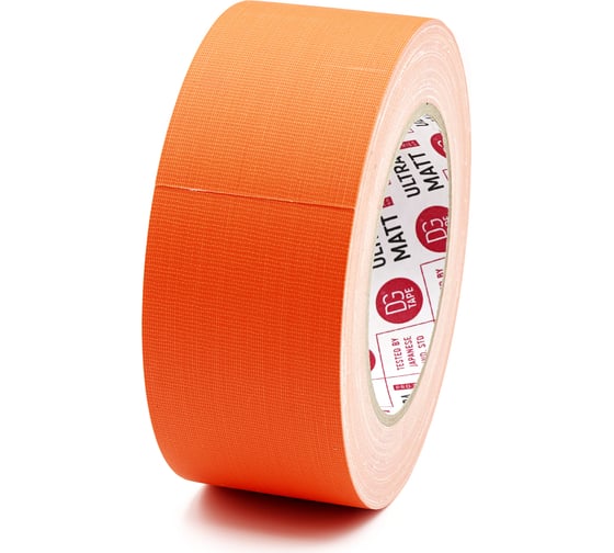 Изображение товара Клейкая лента DGTAPE ultraMATT - Гаффа тейп 50мм/25м - Оранжевый (светится в ультрафиолете) UMF50/25/O
