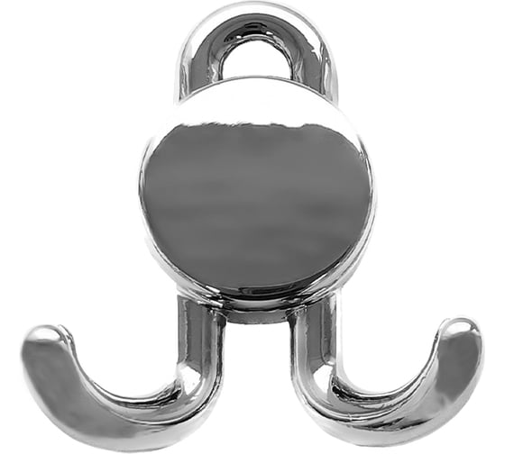 Изображение товара Крючок мебельный Trodos DMZ-30020 2-рожковый, сплав ЦАМ, хром 303732