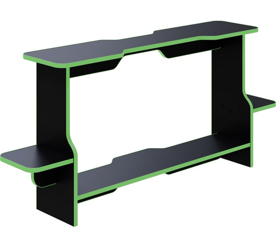 Изображение товара Подставка для стола VMMGAME LEVEL BLACK GREEN LVL-1BGN