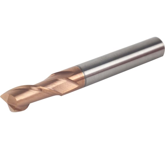 Изображение товара Фреза твердосплавная цилиндрическая, D=1 мм, TISIN, HRC55 Debever Machining Solutions DB-S-FB01050Z2TS04