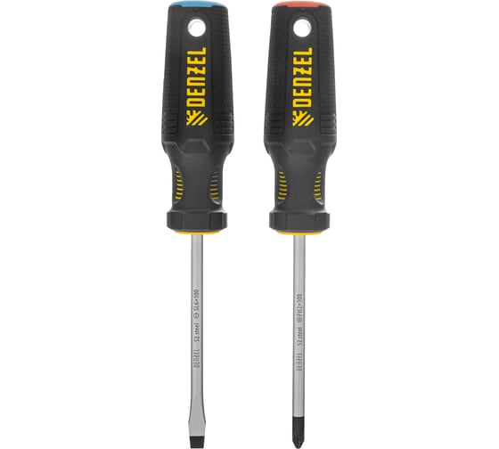 Изображение товара Набор отвёрток Denzel 2 шт., PH+SL, S2, 3к рукоятка 122117