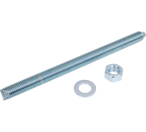 Изображение товара HIMTEX Шпилька для хим.анкеров 5.8 кл.пр. с гайкой и шайбой М24x350 SKA24350