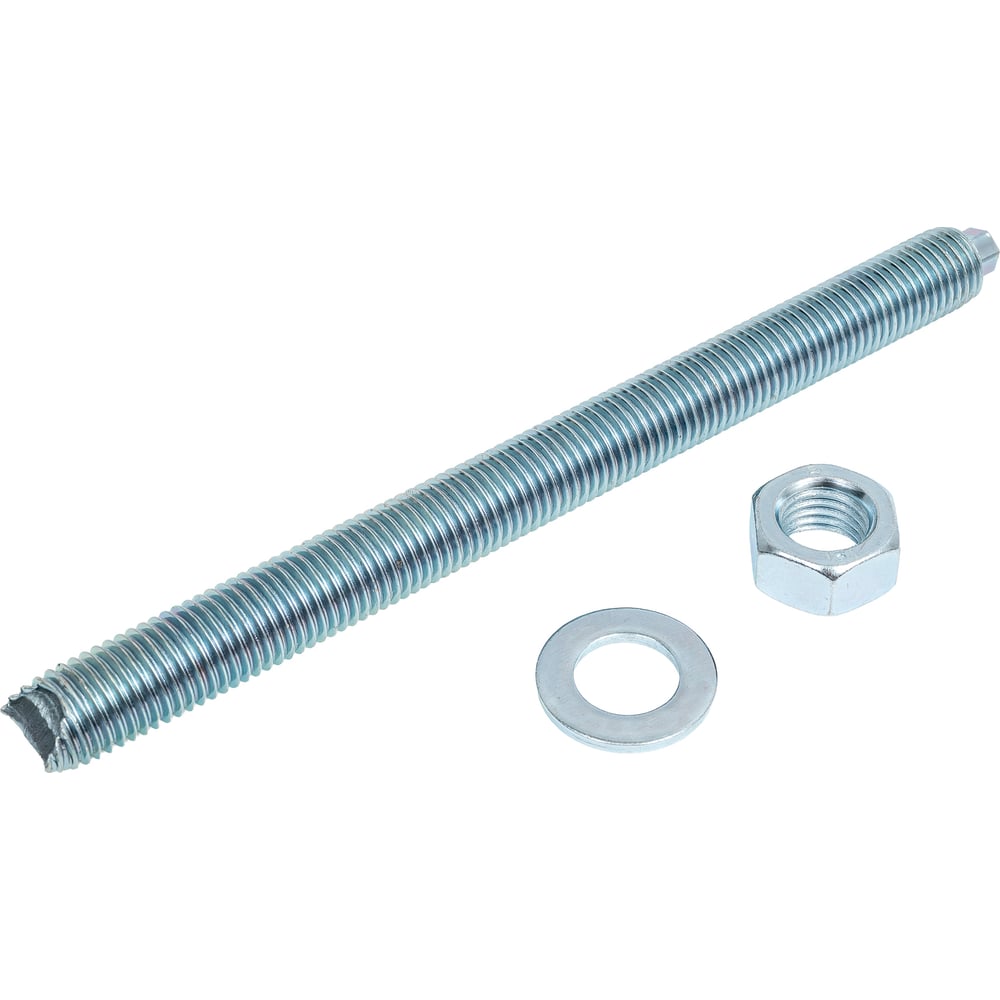 Изображение товара HIMTEX Шпилька для хим анкер 5.8 кл.пр. M24x300 с гайкой и шайбой