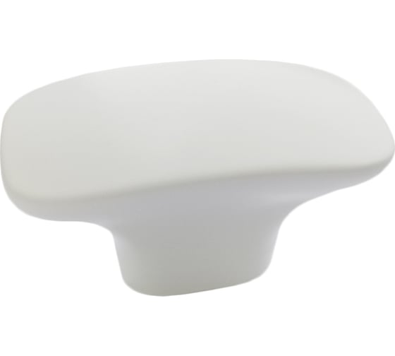 Изображение товара Мебельная ручка-кнопка Trodos 2063K сплав ЦАМ, белый матовый 303531