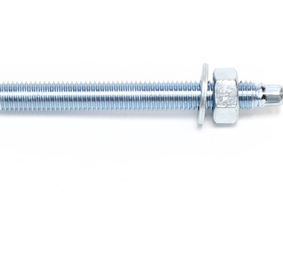 Изображение товара HIMTEX Шпилька для хим.анкеров 5.8 кл.пр. с гайкой и шайбой М8x110 (10 шт) SKA08110