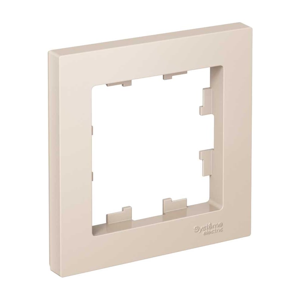 Изображение товара 1-постовая рамка Systeme Electric ATLASDESIGN бежевый