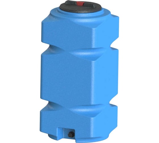 Изображение товара Танк вертикальный АНИОН 250 л, с фланцем и крышкой с клапанами, со сливом Т250ВФК2З