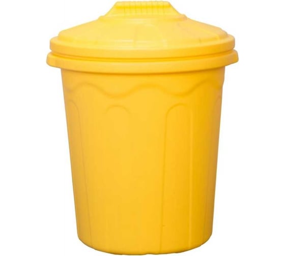 Изображение товара Бак-бочка Дигрус 80 л хозяйственная, с крышкой, желтый ББ-80-Ж/Д