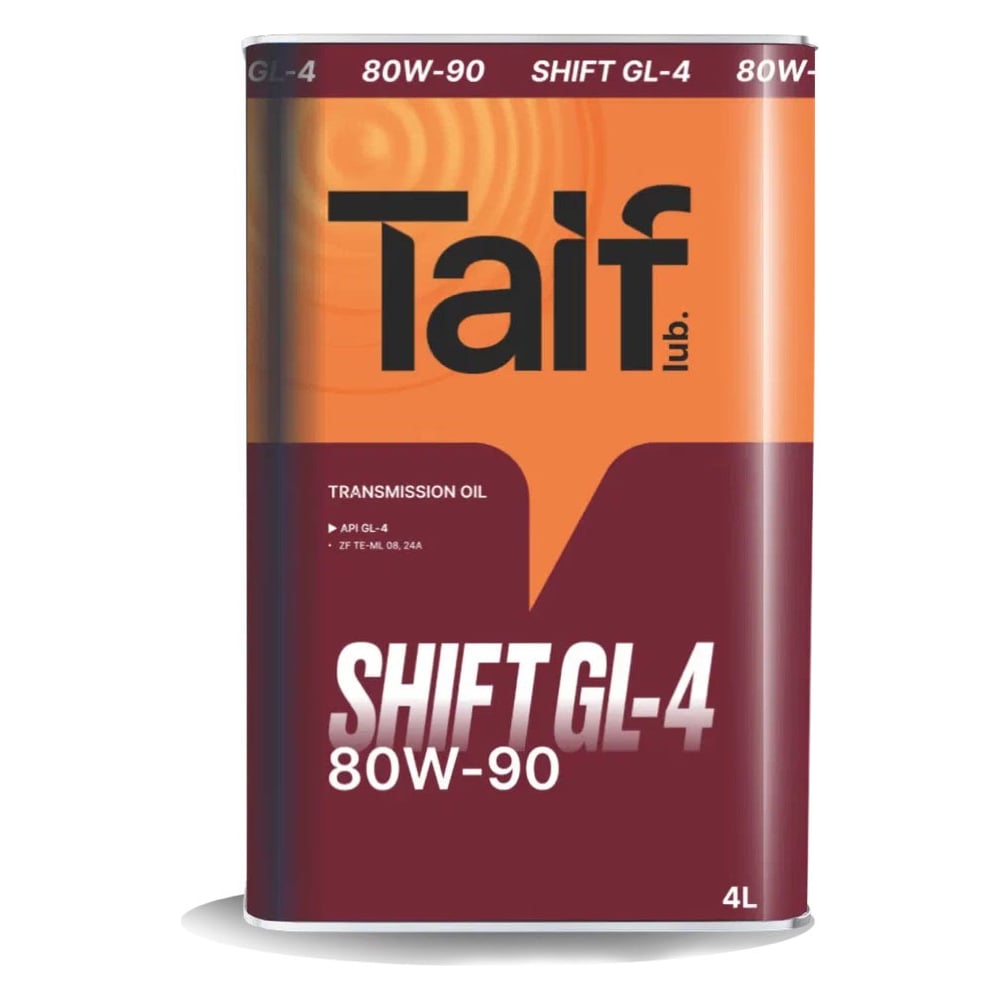 Изображение товара Автомобильное масло TAIF SHIFT GL-4 80W-90, 4 л 214034