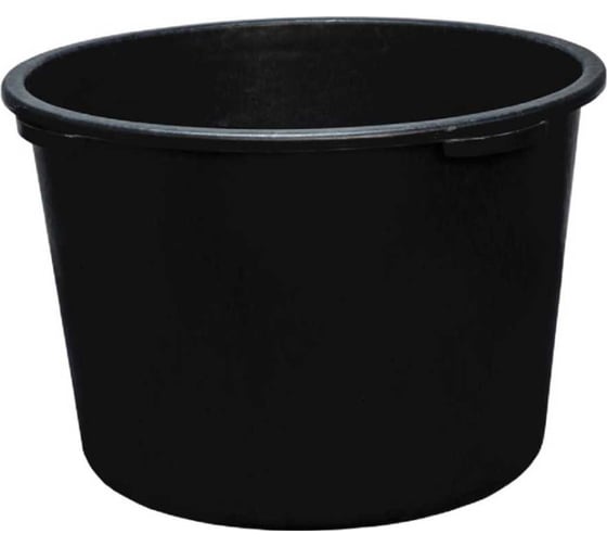 Изображение товара Емкость Дигрус 90 л, круглая, без крышки, строительная, черная Е/КР-90-Ч/Д