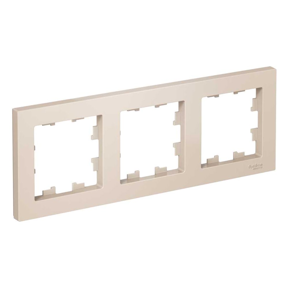 Изображение товара 3-постовая универсальная рамка Systeme Electric ATLASDESIGN бежевый