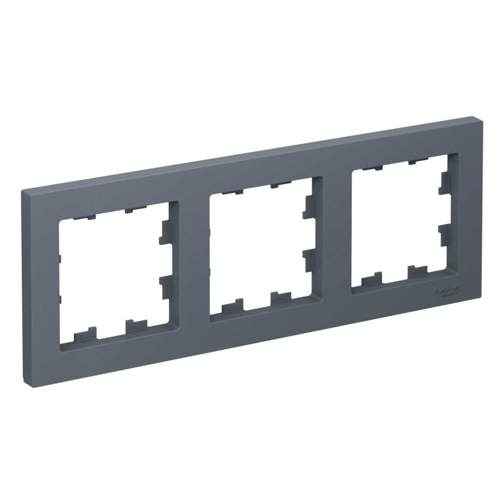 Изображение товара 3-постовая универсальная рамка Systeme Electric ATLASDESIGN Грифель IP20