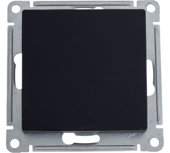 Изображение товара Перекрестный переключатель Systeme Electric (Schneider Electric) ATLASDESIGN сх.7, 10АХ,, КАРБОН ATN001071