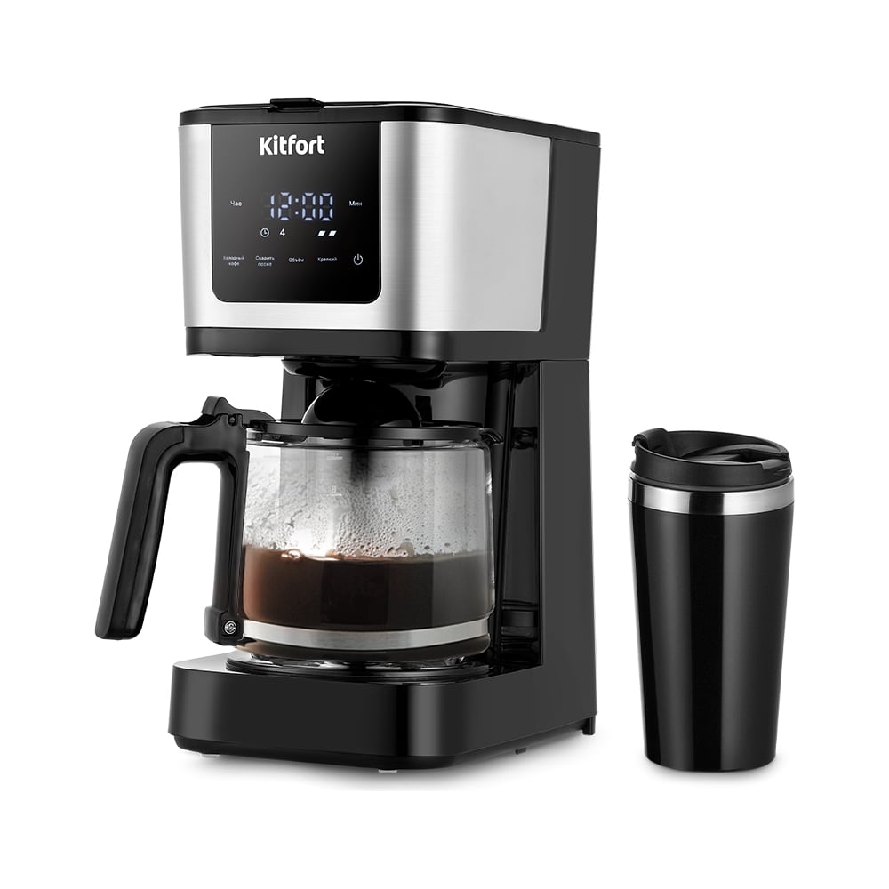 Изображение товара Кофеварка KITFORT КТ-7217 капсульная с помпой и мощностью 900 Вт