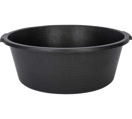 Изображение товара Емкость Дигрус 20 л, круглая, без крышки, строительная, черная Е/КР-20-Ч/Д