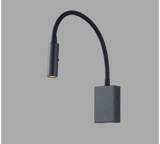 Изображение товара Светильник светодиодный накладной Elvan 7022-3W-3000K-Bk черный с выключателем NLS-7022-3W-WW-Bk