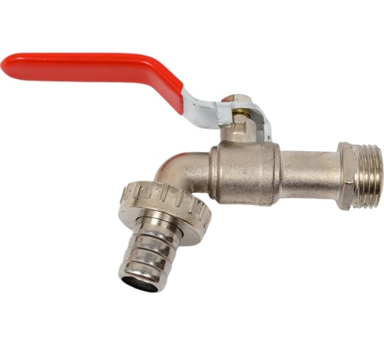 Изображение товара Кран шаровой садовый Rvc 15 1/2' со штуцером ручка 02293