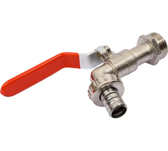 Изображение товара Кран шаровой садовый Rvc 20 3/4' со штуцером ручка, аналог артикул 01415 37022