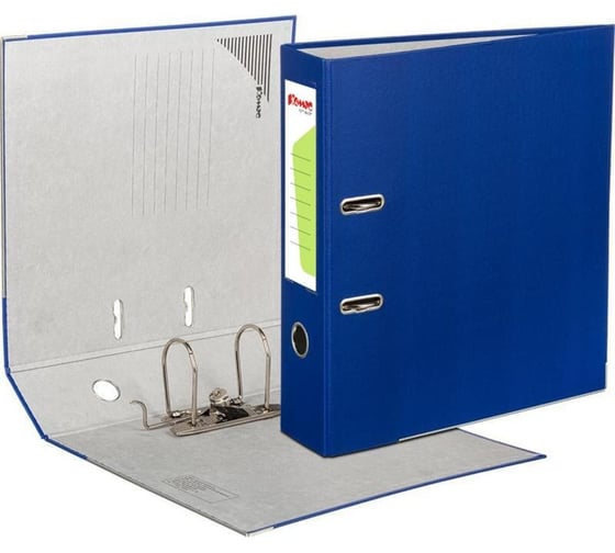 Изображение товара Папка-регистратор Комус с арочным механизмом Экономи, 80мм, синяя 1017483