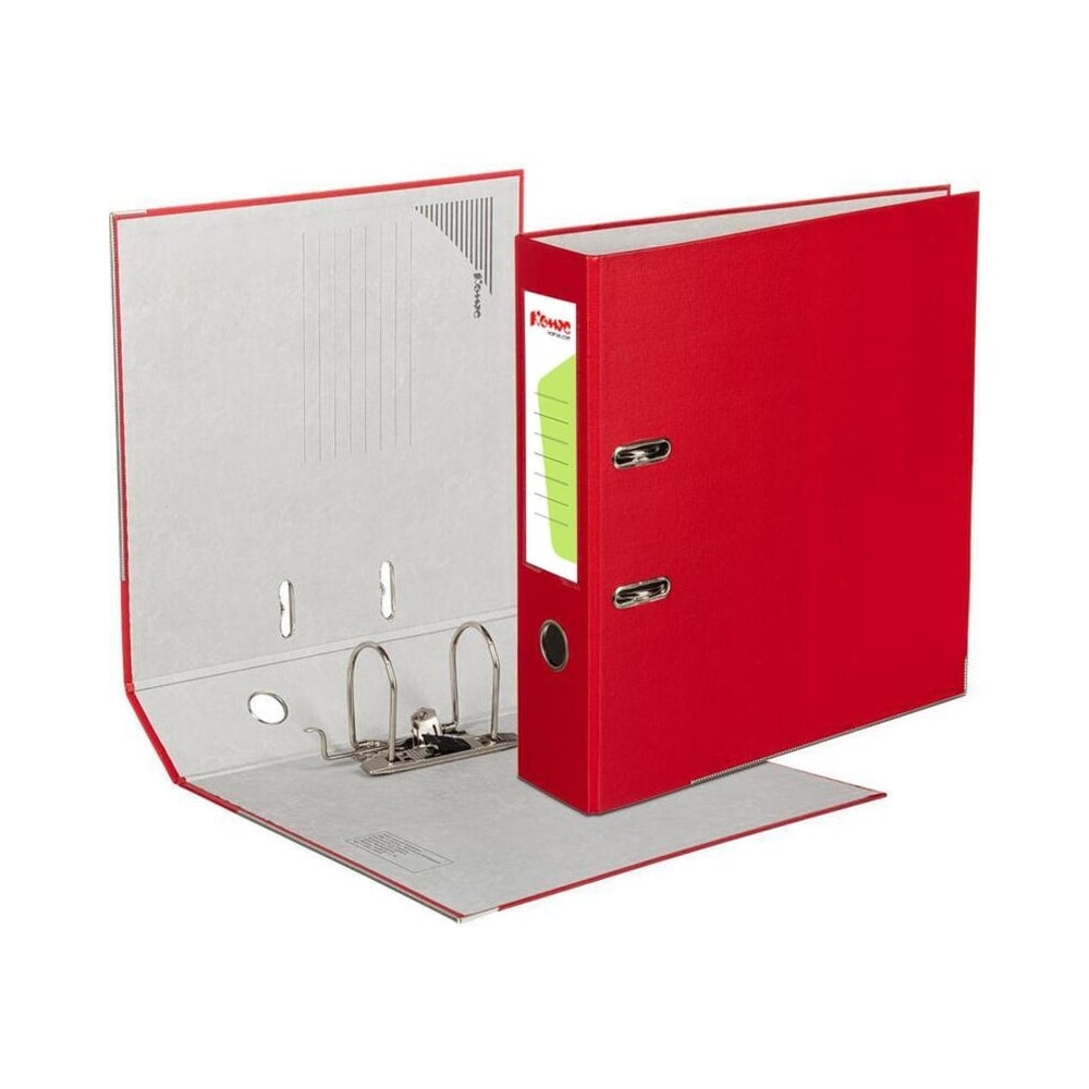 Изображение товара Папка-регистратор Комус Экономи с арочным механизмом 80мм красная