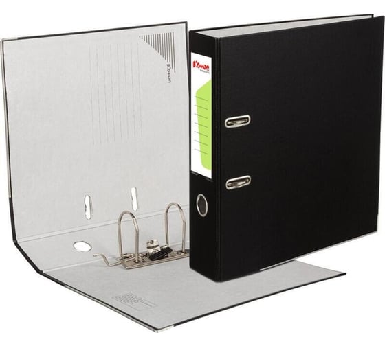 Изображение товара Папка-регистратор Комус с арочным механизмом Экономи, 80мм, черная 1017482