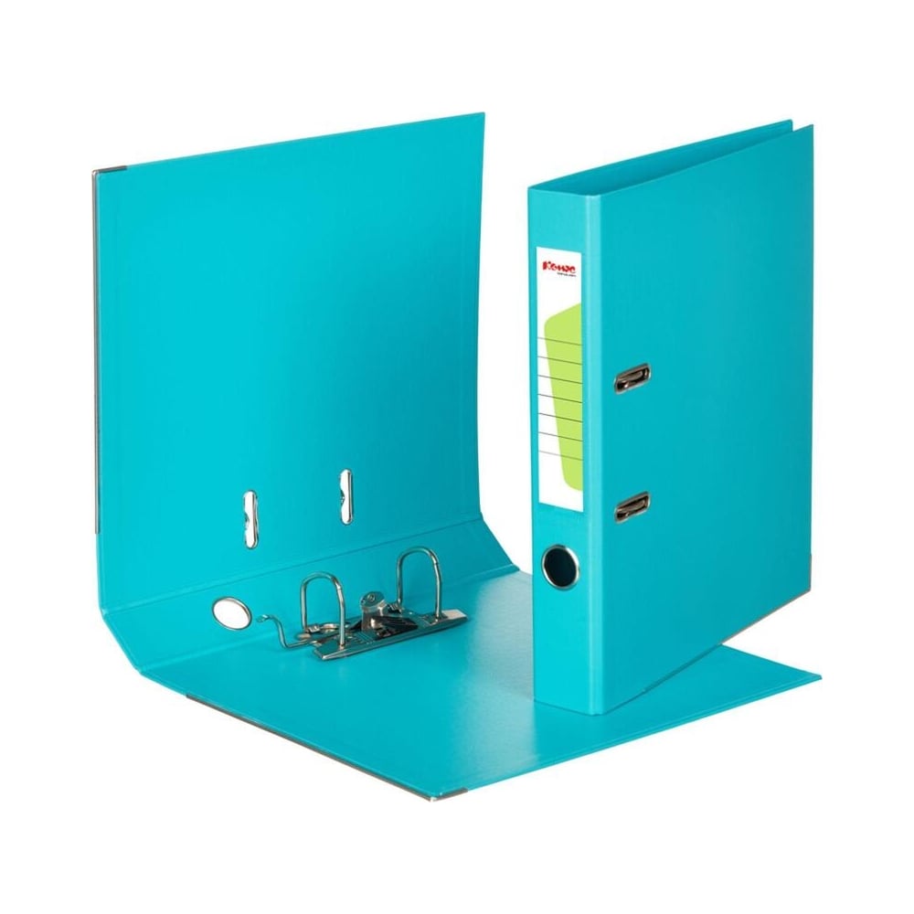 Изображение товара Папка-регистратор Комус Стандарт, 50мм, бирюзовая 172039