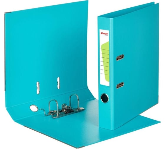 Изображение товара Папка-регистратор Комус Стандарт, 50мм, бирюзовая 172039