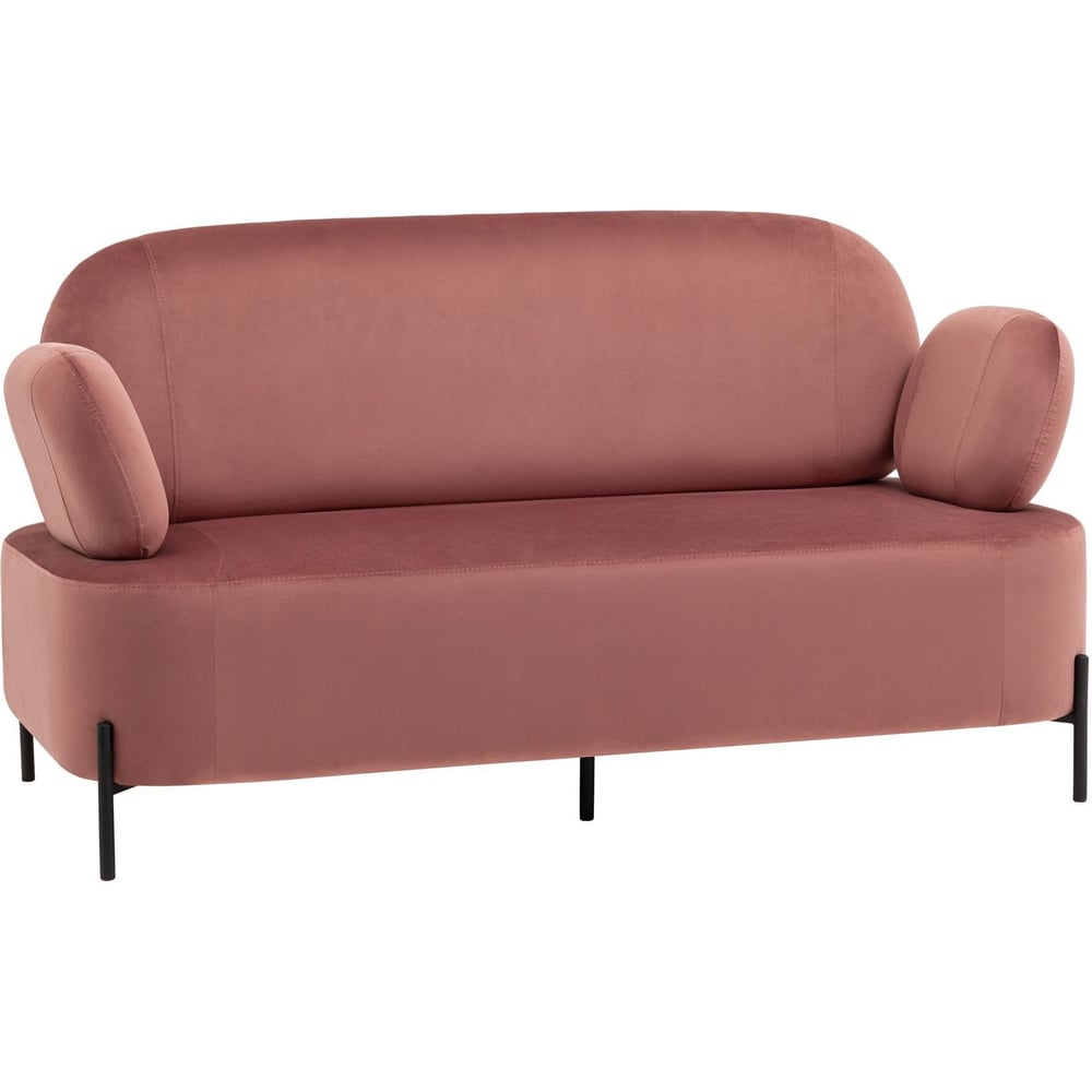 Изображение товара Диван Стул Груп Кэнди велюр пыльно-розовый 3 места с ящиком