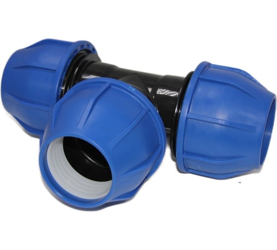 Изображение товара Тройник компрессионный ПК АкваЭлемент 110x110, ПНД EL-F-04-110