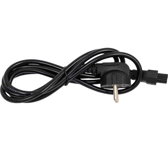 Изображение товара Кабель питания PALMEXX IEC-C5, 3x0.75, CEE 7/7 Schuko, длина 1.2м PA-CABL-3PIN