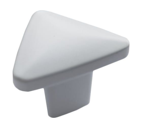 Изображение товара Мебельная ручка-кнопка Trodos 9088 сплав ЦАМ, белый матовый 303513