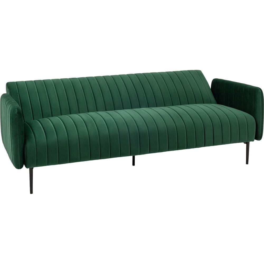 Изображение товара Диван прямой раскладной Стул Груп Дрезден велюр зеленый vd-drezden-b19