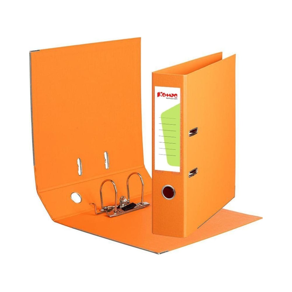 Изображение товара Папка-регистратор Комус Стандарт 75мм оранжевая для документов A4