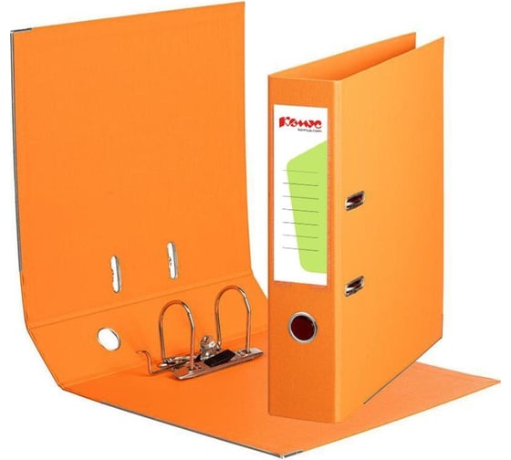 Изображение товара Папка-регистратор Комус Стандарт, 75мм, оранжевая 172046