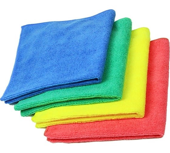 Изображение товара Салфетки из микрофибры ООО МЛ Текс 30x30, в ассортименте, 1 шт.  220 55-9346