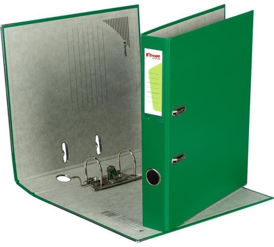 Изображение товара Папка-регистратор Комус Экономи, 50мм, зеленая 172027