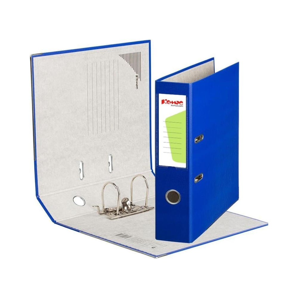 Изображение товара Папка-регистратор Комус Экономи 75мм, синий, для А4, 480 листов