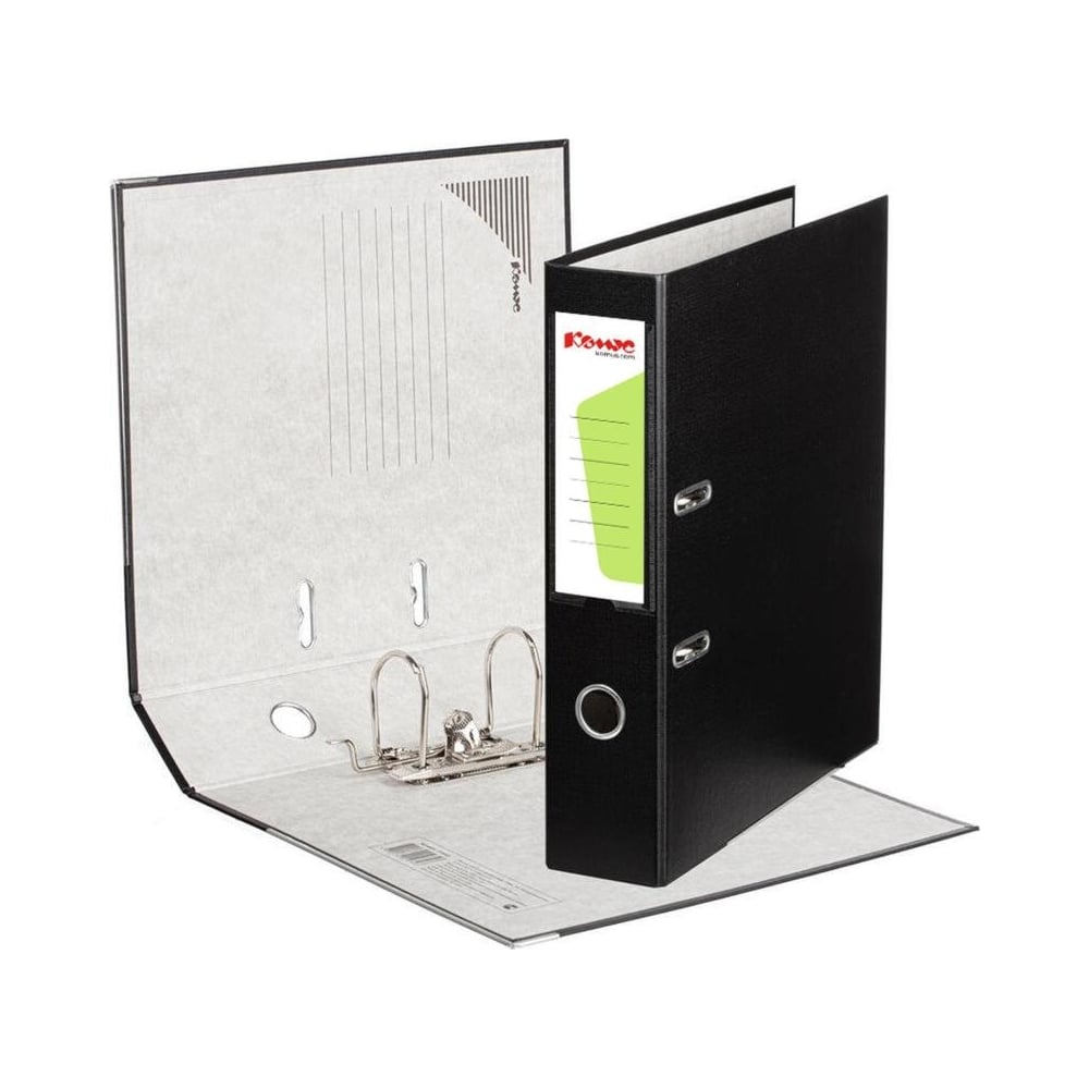 Изображение товара Папка-регистратор Комус Экономи 75мм черная для документов А4