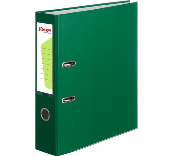 Изображение товара Папка-регистратор Комус Экономи, 75мм, зеленая 172030