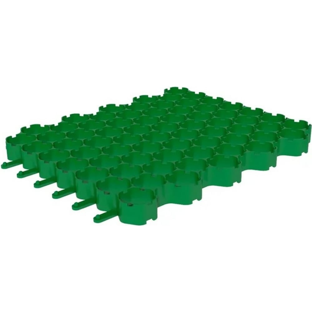 фото Газонная решетка gidrolica 53х43х3,5 см - пластиковая зеленая клетка с250 609