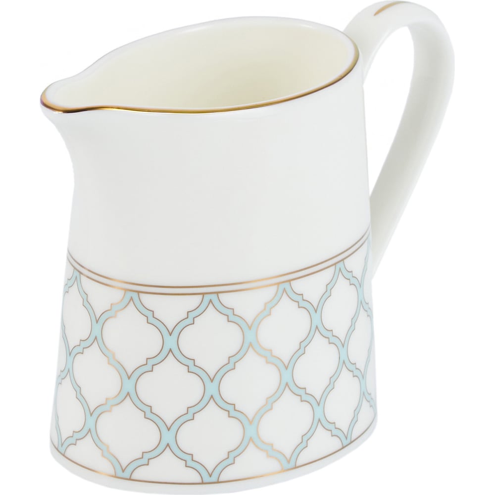 Изображение товара Молочник Gipfel AURORA 200 мл из костяного фарфора бело-голубой