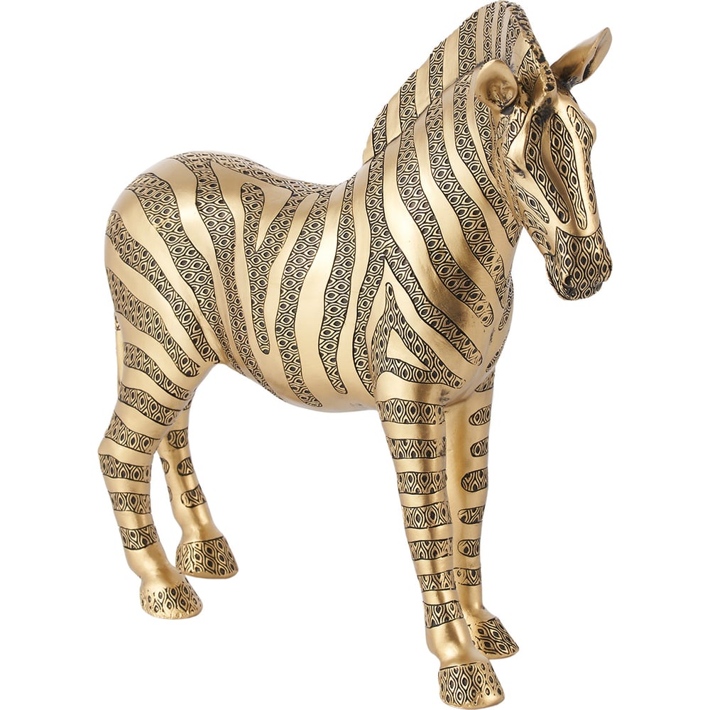 Изображение товара Статуэтка Gipfel GOLDEN ZEBRA из полирезины золотистого цвета для интерьера