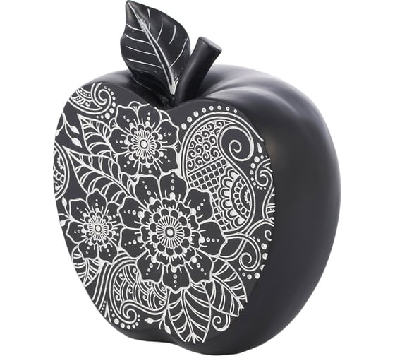 Изображение товара Статуэтка Gipfel SILVER APPLE. Цвет: черный. Материал: полирезина. 43071