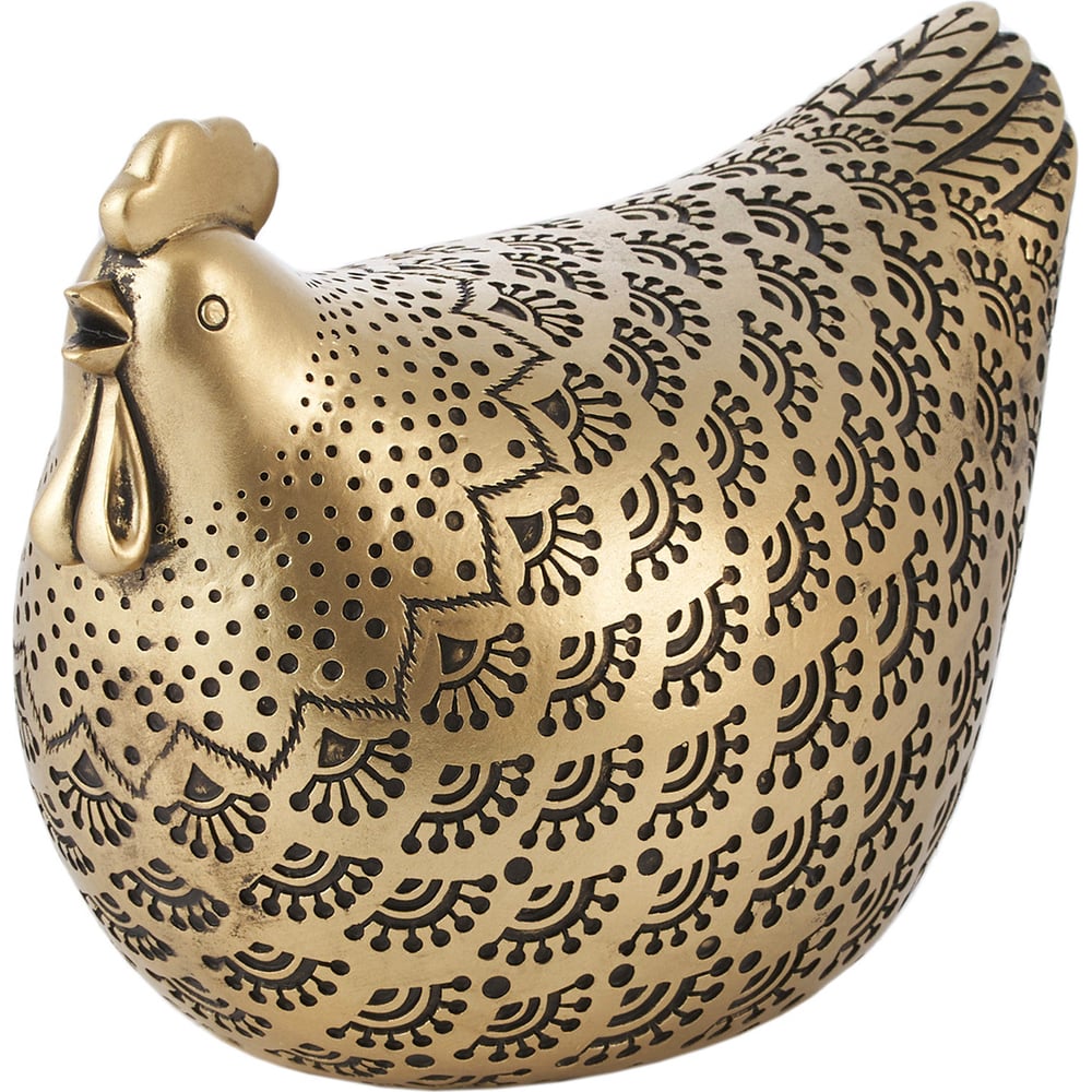 Изображение товара Статуэтка Gipfel GOLDEN HEN золотистая из полирезина